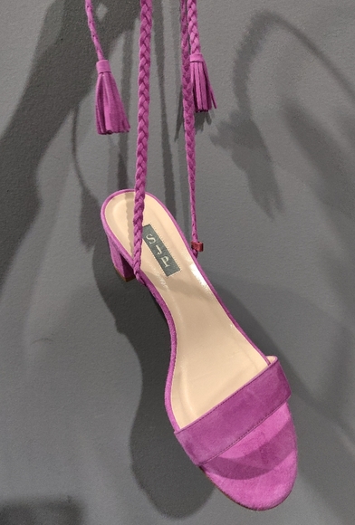 SJP by Sarah Jessica Parker Shoes - SJP Elope Purple Suede Heels